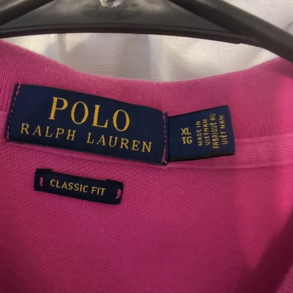 Polo Ralph Lauren Classic Fit Men's Short Sleeve Pink‎ Collared Polo Shirt Sz XL